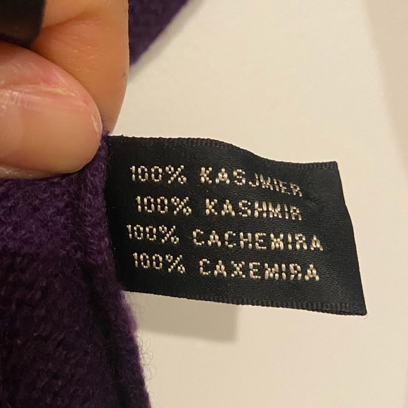 ASO Kate Middleton. Ralph Lauren Black Label Cable-knit Cashmere Sweater Size S - Picture 11 of 11